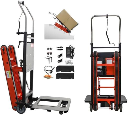 Electric Stair Climbing Dolly, 1200W Powered Electric Stair Climbing Hand Trucks Dolly Cart for Moving, 880lb Capacity Heavy Duty Stair Climber in Saudi Arabia