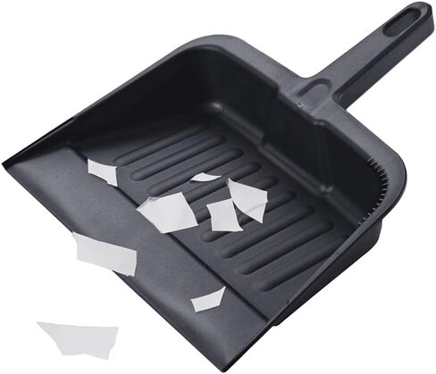 Restaurantware RW Clean 12 x 2 x 39 Inch Angle Broom 1 With Clip Back Sweeping Broom - Dustpan Sold Separately Flagged Bristles Black Plastic Restaurant Broom Lightweight Heavy-Duty in Saudi Arabia