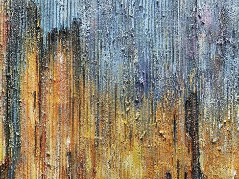 AZAVY Art، 24 × 48 بوصة مرسومة يدويًا فن حديث على قماش الفحم الأسود والأبيض لوحة زيتية خطوط مزخرفة لوحات جدارية فنية من الأكريليك مؤطرة وممتدة جاهزة للتعليق لمكتب غرفة النوم in Kuwait