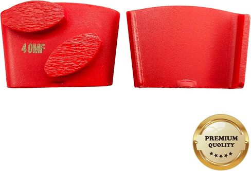 9 Pcs Pro HTC Diamond Grinding Shoes Medium Bond for Medium Floor (Grit Optional), for HTC Floor Grinding Machine (40 Grit - 1 Oval Segment M Bond for Medium Floor) in Saudi Arabia