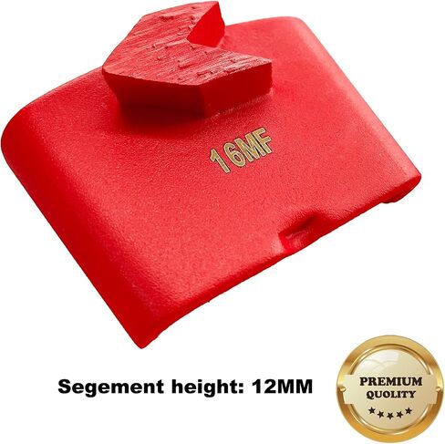 9 Pcs Pro HTC Diamond Grinding Shoes Medium Bond for Medium Floor (Grit Optional), for HTC Floor Grinding Machine (40 Grit - 1 Oval Segment M Bond for Medium Floor) in Saudi Arabia