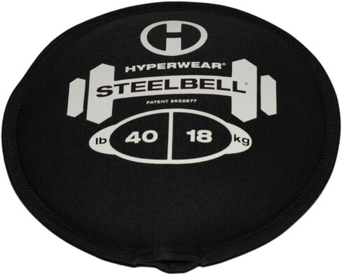 Hyperwear SteelBell - Hyper Flex 4-Way Stretch Neoprene, Patented No-Leak Slam Ball Kettlebell Strength Training - Sustainably Sourced USA Steel Shot in Saudi Arabia