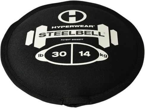 Hyperwear SteelBell - Hyper Flex 4-Way Stretch Neoprene, Patented No-Leak Slam Ball Kettlebell Strength Training - Sustainably Sourced USA Steel Shot in Saudi Arabia