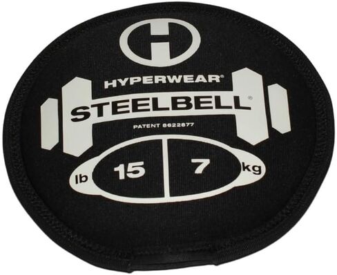 Hyperwear SteelBell - Hyper Flex 4-Way Stretch Neoprene, Patented No-Leak Slam Ball Kettlebell Strength Training - Sustainably Sourced USA Steel Shot in Saudi Arabia