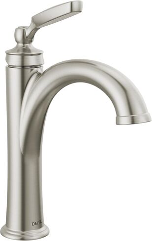 Delta Faucet Woodhurst Oil Rubbed Bronze Bathroom Faucet, Single Hole, Diamond Seal Technology, Venetian Bronze 532-RBMPU-DST in Saudi Arabia
