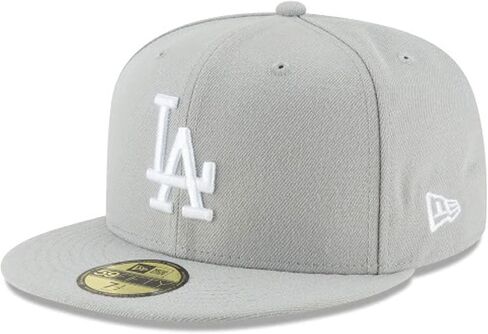 New Era Men's Fitted hat Los Angeles Dodgers Gray/White Cap 11591145 (7 in Saudi Arabia