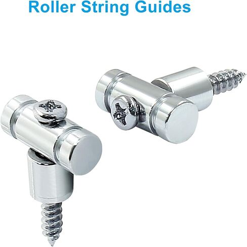 Guitar Roller String Retainers Replacement, Electric Strings Guide Guitar Tree Guide String Clamp Lock Guitar Replacement Part for Electric Guitar, Black in Saudi Arabia