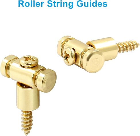 Guitar Roller String Retainers Replacement, Electric Strings Guide Guitar Tree Guide String Clamp Lock Guitar Replacement Part for Electric Guitar, Black in Saudi Arabia