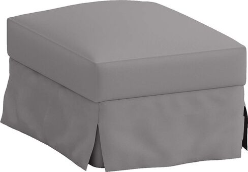 Durable Farlov Ottoman Replacement Cover Made for IKEA Farlove Sofa Footstool Slipcover Only! (Polyester Flax Beige) in Saudi Arabia