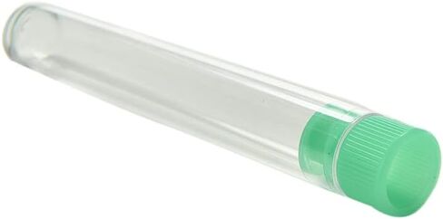 10Pcs 7x100mm Test Tubes with Blue Caps Clear Plastic Test Tubes Set for Halloween, Christamas, Scientific Themed Kids Birthday Party Supplies, Daily Storage Home Storage Box Sealed Bottle in Saudi Arabia