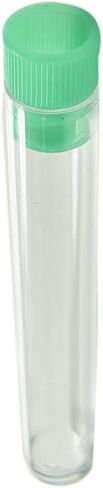 10Pcs 7x100mm Test Tubes with Blue Caps Clear Plastic Test Tubes Set for Halloween, Christamas, Scientific Themed Kids Birthday Party Supplies, Daily Storage Home Storage Box Sealed Bottle in Saudi Arabia