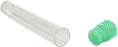 10Pcs 7x100mm Test Tubes with Blue Caps Clear Plastic Test Tubes Set for Halloween, Christamas, Scientific Themed Kids Birthday Party Supplies, Daily Storage Home Storage Box Sealed Bottle in Saudi Arabia