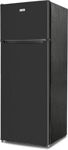 Commercial Cool CCR77LBS 7.7 Cu. Ft Freezer, Top Mount Fridge with Glass Shelves, Bottle Storage, Beverage Rack, Crisper Drawer Cover in VCM Refrigerator in Saudi Arabia