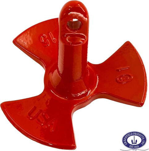 River Anchors for Boats, 15 lb boat anchor, USA Poly Coated Boat Anchors, Durable Pontoon Boat Anchor/Small Boat Anchor with Mushroom Anchor Design. Best for Lakes and Rivers in Saudi Arabia