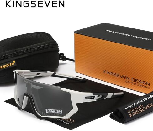 KINGSEVEN Polarized Cycling Sunglasses Men Women Mtb Bicycle Glasses UV400 Protection Sports Sunglasses KLS910 in Saudi Arabia