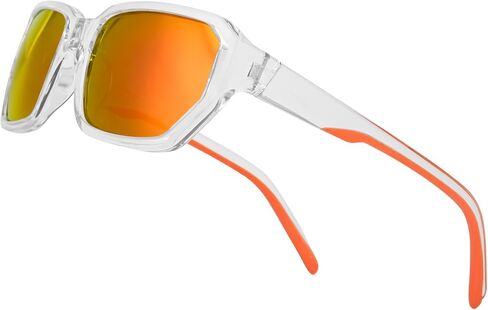 Polarized Wrap Around Sport Sunglasses for Men Women UV400 Baseball Softball Glasses in Saudi Arabia