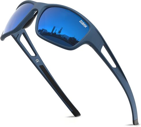 Sports Polarized Sunglasses for Men Women Fishing Running Cycling Golf Unbreakable TR90 Frame UV400 Protection in Saudi Arabia