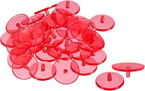 PATIKIL Golf Ball Marker, Transparent Flat Position Mark Places Marking Tool Golf Sport Accessory in Saudi Arabia