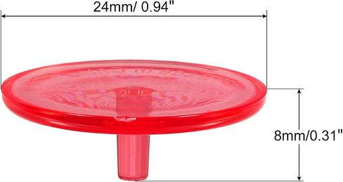 PATIKIL Golf Ball Marker, Transparent Flat Position Mark Places Marking Tool Golf Sport Accessory in Saudi Arabia