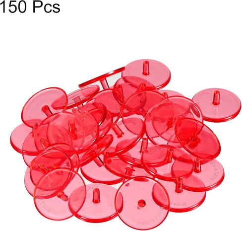 PATIKIL Golf Ball Marker, Transparent Flat Position Mark Places Marking Tool Golf Sport Accessory in Saudi Arabia