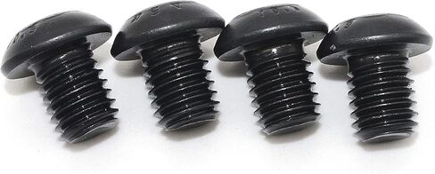 FullerKreg M5-0.8 x 8mm Button Head Socket Cap Screw, ISO 7380 Hex Drive, Class 10.9, Black Oxide Finish,Alloy Steel (Pkg of 100) in Kuwait