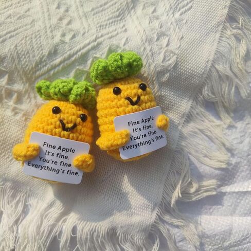 Positive Potato Bulk Emotional Support Pickle Nuggets Mini Funny Positive Potato Set Positive Crochet Animals Bulk Funny Stuff for Friends (D-potato with butt) in Saudi Arabia