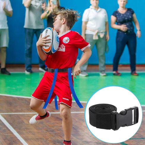 12 Pcs Kids Web Football Belts Canvas Belt Long Web Belt Flag Football Belt with Metal for Men Women Kid 1 Inch Wide in Saudi Arabia