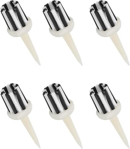 FINGER TEN Brush Golf Tees Type Plastic Unbreakable 6 12 Pack, Low Resistance More Distance Consistent Height Driver Training Tee Pink for Men Women in Saudi Arabia