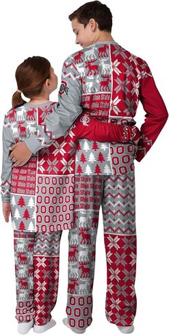 FOCO NCAA Busy Block Family Matching Collection Set Holiday Pjs in Saudi Arabia