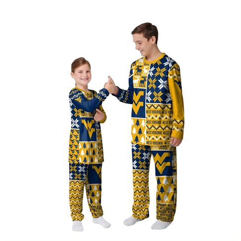 FOCO NCAA Busy Block Family Matching Collection Set Holiday Pjs in Saudi Arabia