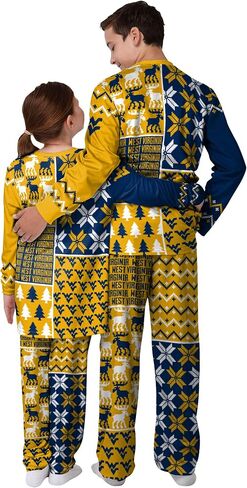 FOCO NCAA Busy Block Family Matching Collection Set Holiday Pjs in Saudi Arabia