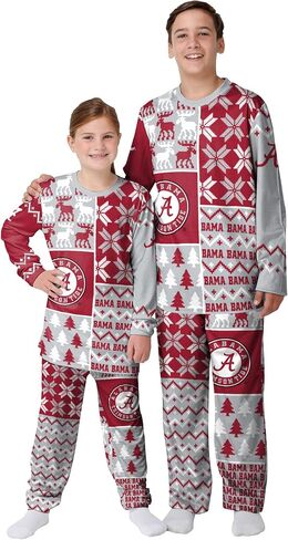 FOCO NCAA Busy Block Family Matching Collection Set Holiday Pjs in Saudi Arabia