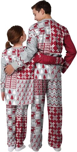 FOCO NCAA Busy Block Family Matching Collection Set Holiday Pjs in Saudi Arabia
