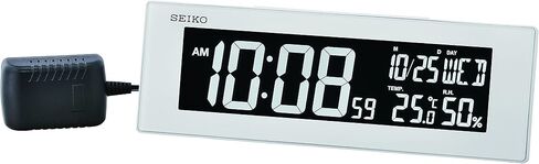 Seiko Color Changing Everything Digital Bedroom Alarm, Black in Saudi Arabia