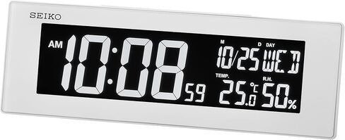 Seiko Color Changing Everything Digital Bedroom Alarm, Black in Saudi Arabia
