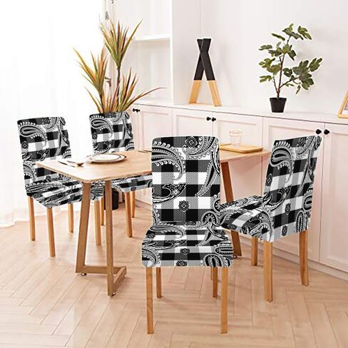 أغطية كراسي قابلة للتمدد لغرفة الطعام، 4 قطع خلفية حروف يدوية مع كلمات السيد والسيدة لتزيين الدعوات، غطاء كرسي بارسون قابل للإزالة وقابل للغسل، واقي كرسي in Kuwait