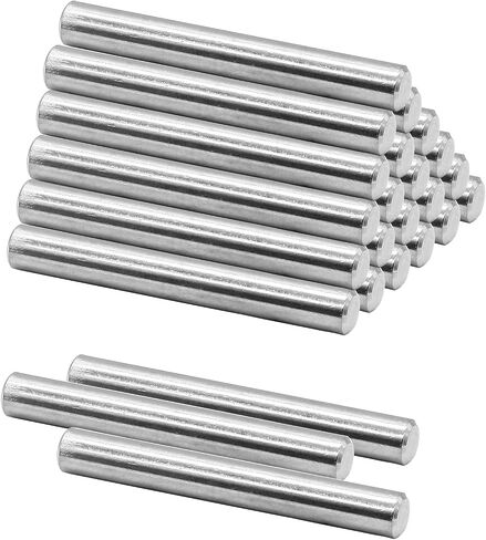 Stainless Steel Dowel Pin, 6mm x 30mm / 0.24 Inch x 1.18 Inch Shelves Dowel Pin, Shelf Support Pegs Pin Rod Fasten Elements Metal Shelf Pegs(24 Pcs) in Saudi Arabia