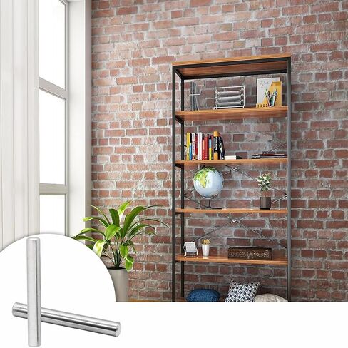 Stainless Steel Dowel Pin, 6mm x 30mm / 0.24 Inch x 1.18 Inch Shelves Dowel Pin, Shelf Support Pegs Pin Rod Fasten Elements Metal Shelf Pegs(24 Pcs) in Saudi Arabia