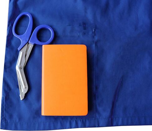 Scrub Tops for Men - V-Neck Scrubs with 3 Pocket Men's Overalls, for Nurse, Dentist, Vets, Team Workwear in Saudi Arabia