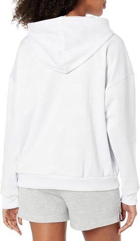 adidas Women's Embossed Monogram Fleece Hoodie in Saudi Arabia