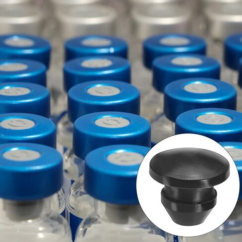 سدادات ثقب دائرية من السيليكون من باتيكل 22 مم/0.87 بوصة، 12 قطعة غطاء رأس واقي لقفل مقابس ثقب الأثاث، أسود in Kuwait