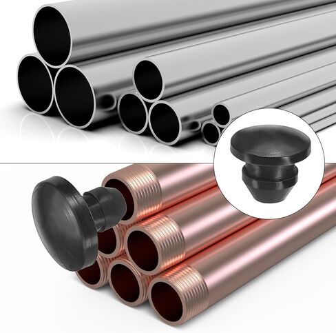 سدادات ثقب دائرية من السيليكون من باتيكل 22 مم/0.87 بوصة، 12 قطعة غطاء رأس واقي لقفل مقابس ثقب الأثاث، أسود in Kuwait