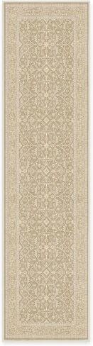 RUGGABLE Celestine Washable Rug - Vintage Area Rug for Living Room, Bedroom, Kitchen & Dorm Room - Pet & Child Friendly - Stain & Water Resistant - Soft & Durable, Coral 3'x5' (Standard Pad) in Saudi Arabia