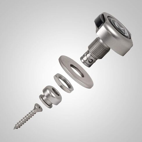 Guitar Strap Lock Button for Electric Acoustic Classical Guitar Bass (Gold) in Saudi Arabia