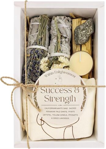 حزمة Sage Smudge - مجموعة Sage Smudge Kit - مجموعة Palo Santo & Sage Sticks - حزمة White Sage - ملحقات التأمل والهدايا الروحية (تطهير الطاقة) in Saudi Arabia