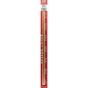 K&S Engineering 9822 Round Brass Tube, 4mm OD x 0.45mm Wall x 300mm Long, 3 Tubes, Made in The USA