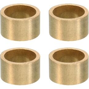 PATIKIL M16 Brass Spacers, 4 Pcs Metal Spacer Brass 16mm ID x 22mm OD x 30mm L Brass Spacers Screw Standoff for 5/8 Inch or M16 Screw