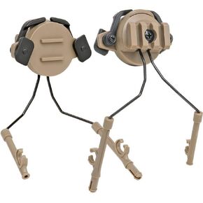 Arc Rail Adaptor Tactial Helmet Rail Suspension Headset Bracket Ear Muff