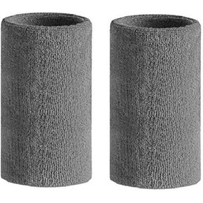 أساور معصم رياضية مقاس 6 بوصات للرجال والنساء، مصنوعة من القطن القابل للتمدد والممتص للعرق، مثالية لكرة السلة وكرة القدم والتنس وكرة القدم والجري والتمرين، زوج واحد in Kuwait