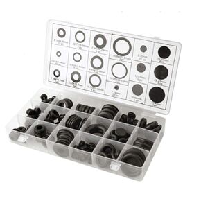 50 PCS O Rings Nitrile Rubber Gasket O Ring Seal Grommets Kit Metric Sealing Washers O-Rings Assortment Set